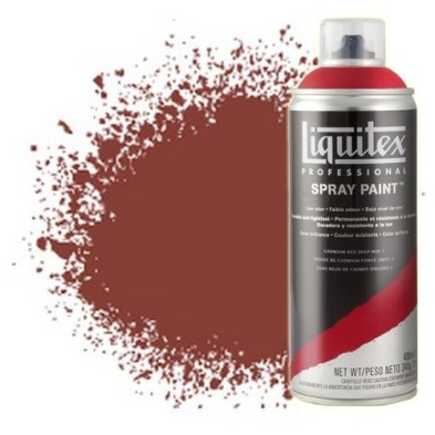 Material Bellas Artes - Pintura - Pintura en Spray Rojo cadmio claro 2, 2510, Liquitex acrílico, 400 ml. | totenart.com