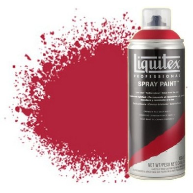 Material Bellas Artes - Pintura - Pintura en Spray Carmín quinacidrona 0110, Liquitex acrílico, 400 ml. | totenart.com