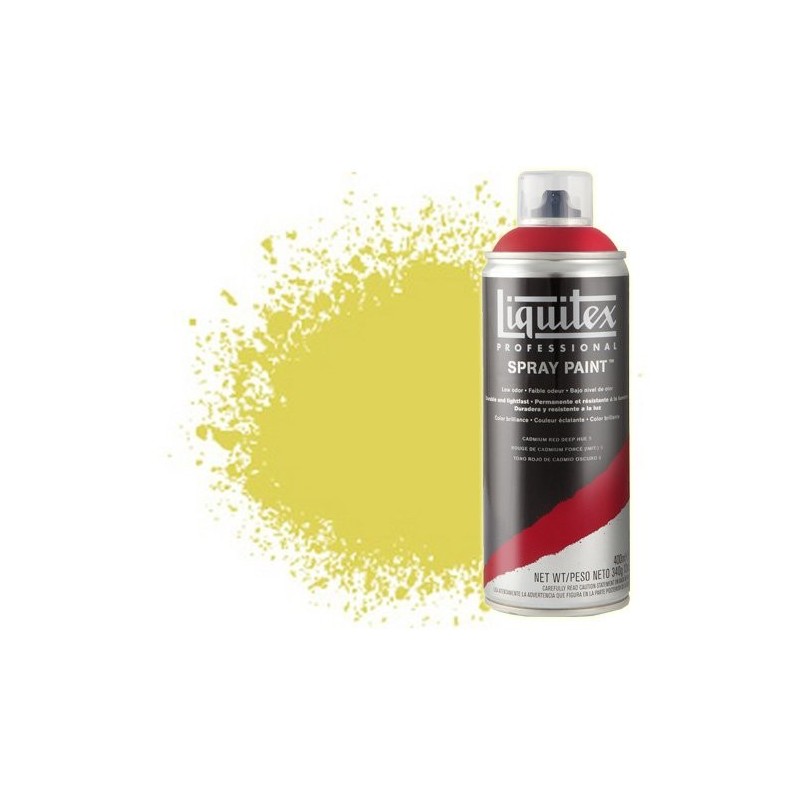 Material Bellas Artes - Pintura - Pintura en Spray Amarillo cadmio claro 5, 5159, Liquitex acrílico, 400 ml. | totenart.com