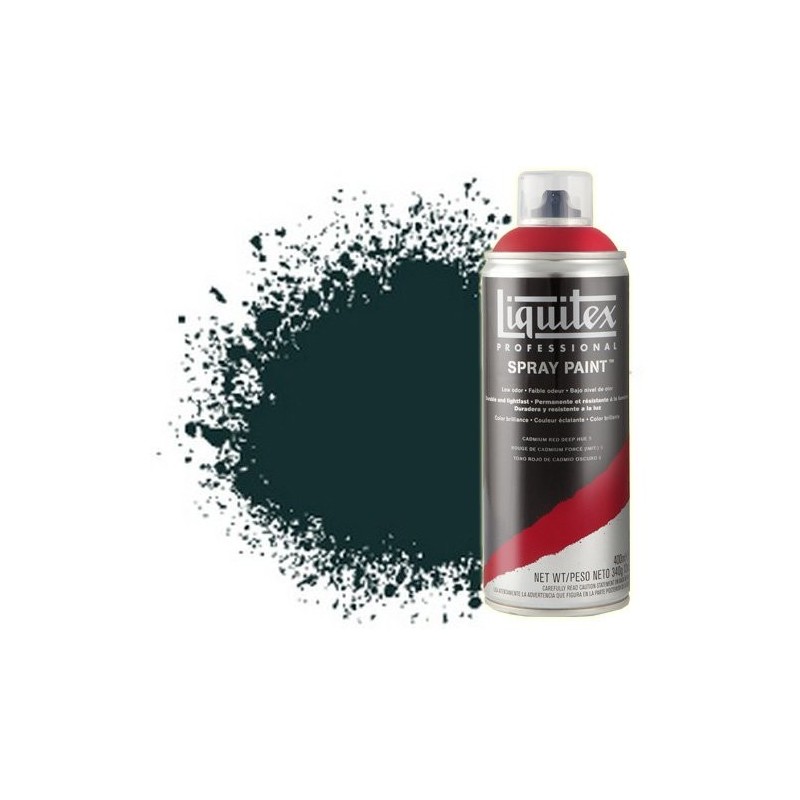 Material Bellas Artes - Pintura - Pintura en Spray tono viridiano permanente 0398, Liquitex acrílico, 400 ml. | totenart.com