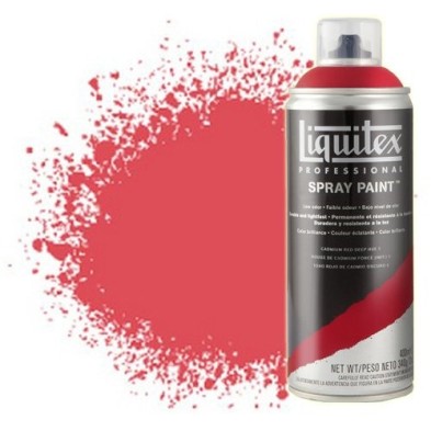 Material Bellas Artes - Pintura - Pintura en Spray Rojo cadmio medio 5, 5151, Liquitex acrílico, 400 ml. | totenart.com