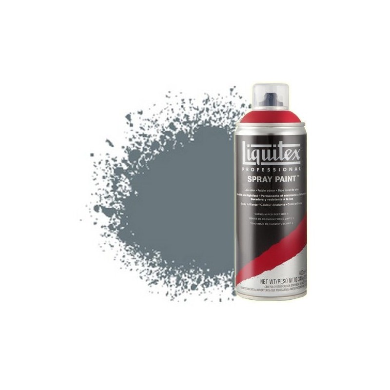 Material Bellas Artes - Pintura - Pintura en Spray Gris neutro 5, 5599, Liquitex acrílico, 400 ml. | totenart.com