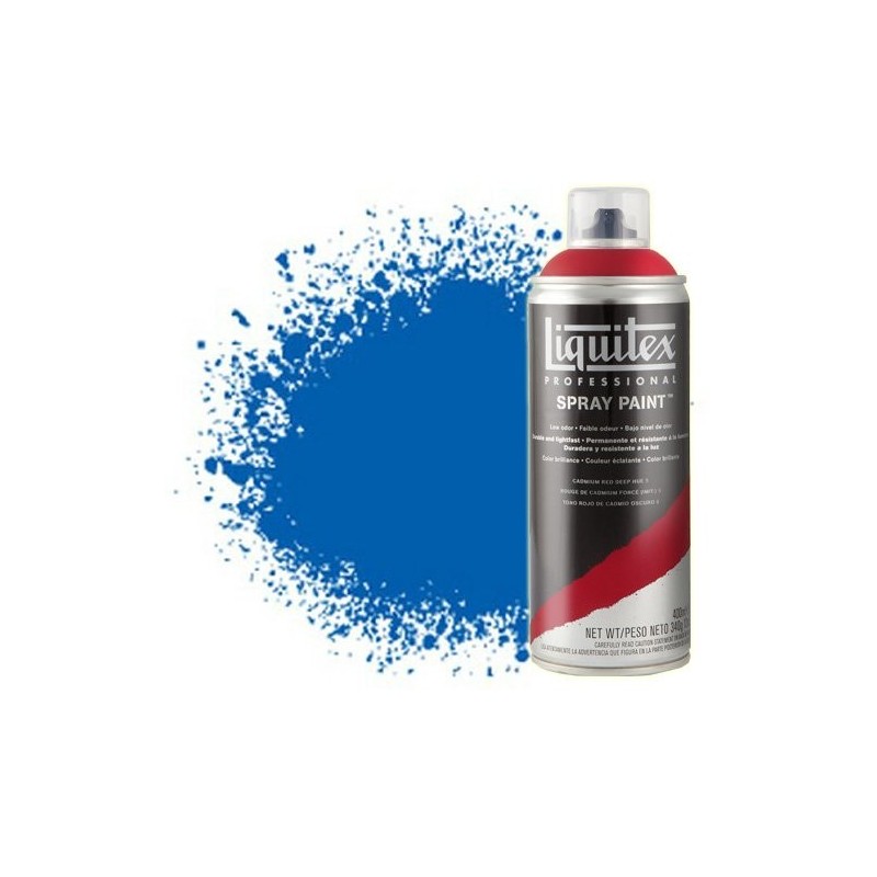 Material Bellas Artes - Pintura - Pintura en Spray azul ftalocianina (tono verde) 0316, Liquitex acrílico, 400 ml. | totenart.co