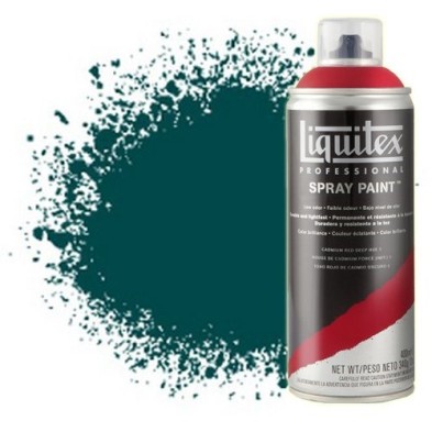 Material Bellas Artes - Pintura - Pintura en Spray verde ftalocianina (tono azul) 0317, Liquitex acrílico, 400 ml. | totenart.co