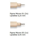 Material Bellas Artes - Pintura - Estuche Zentangle 3 piezas | totenart.com