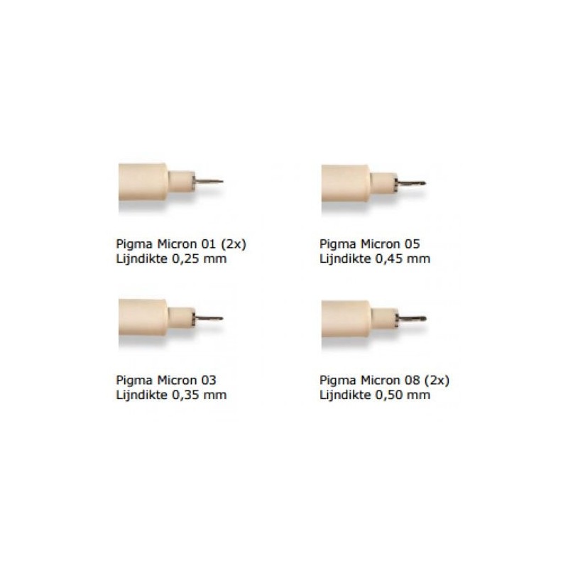Estuche Zentangle 6 piezas
