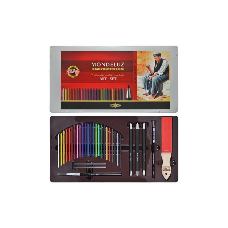 Material Bellas Artes - Pintura - Set acuarela y dibujo 32 piezas Koh-I-Noor | totenart.com