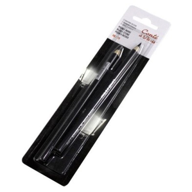 Material Bellas Artes - Pintura - Set lápices piedra negra HB y 2B Conte | totenart.com