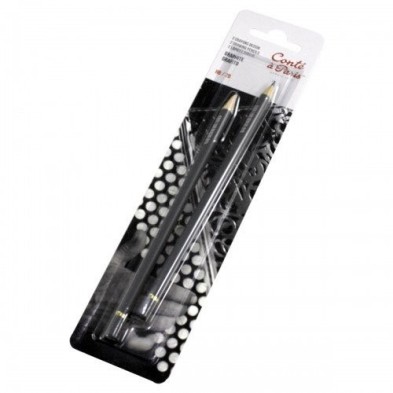 Material Bellas Artes - Pintura - Set lápices grafito HB y 2B Conte | totenart.com