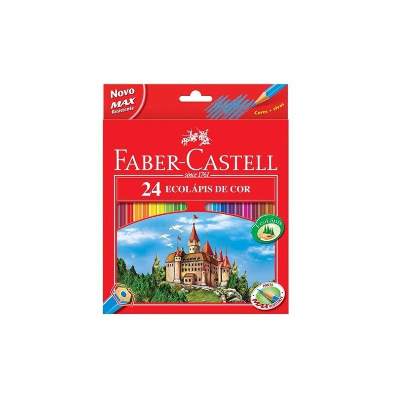 Material Bellas Artes – pintura-y-dibujo - Estuche 24 lapices color Faber Castell | totenart.com