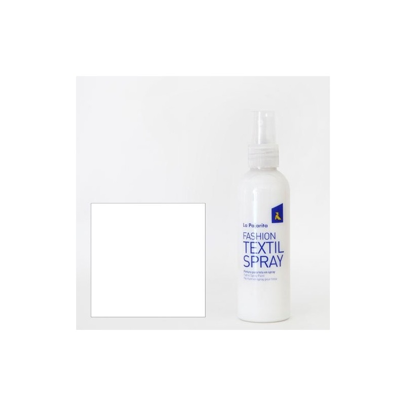 Material Bellas Artes - Pintura - Pintura textil Blanco Coco 01 SPRAY (100 ml.), La Pajarita | totenart.com