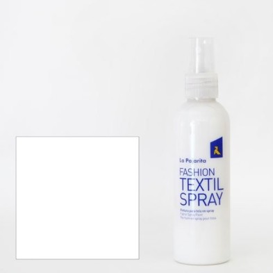 Material Bellas Artes - Pintura - Pintura textil Blanco Coco 01 SPRAY (100 ml.), La Pajarita | totenart.com