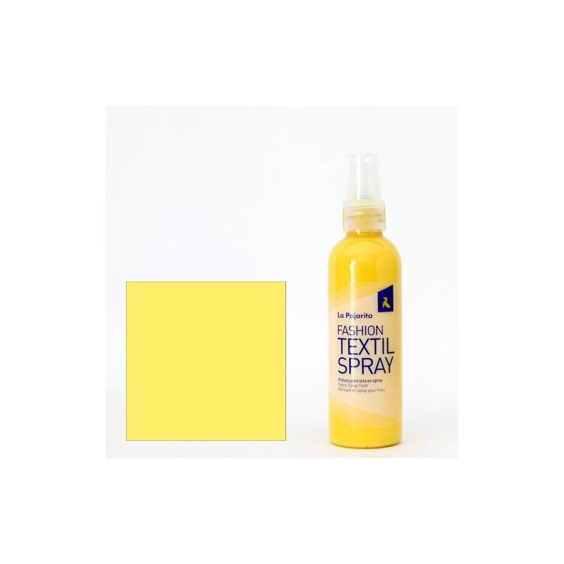 Material Bellas Artes - Pintura - Pintura textil Amarillo Limón 02 SPRAY (100 ml.), La Pajarita | totenart.com