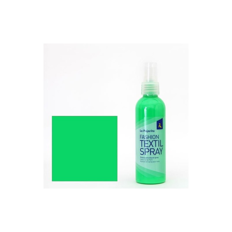 Material Bellas Artes - Pintura - Pintura textil Verde Fluo 16 SPRAY (100 ml.), La Pajarita | totenart.com