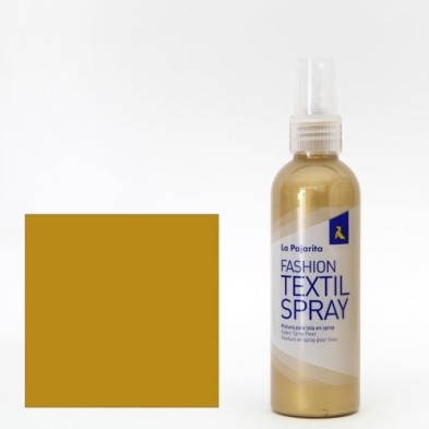 Material Bellas Artes - Pintura - Pintura textil Oro 11 SPRAY (100 ml.), La Pajarita | totenart.com