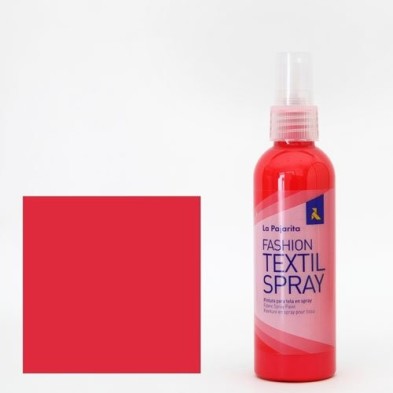 Material Bellas Artes - Pintura - Pintura textil Rojo Cherry 04 SPRAY (100 ml.), La Pajarita | totenart.com