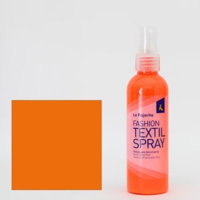 Material Bellas Artes - Pintura - Pintura textil Naranja Fluo 14 SPRAY (100 ml.), La Pajarita | totenart.com