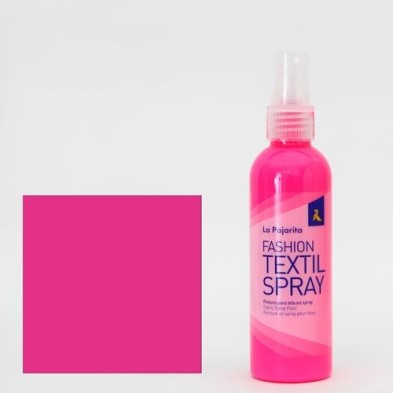 Material Bellas Artes - Pintura - Pintura textil Rosa Fluo 15 SPRAY (100 ml.), La Pajarita | totenart.com