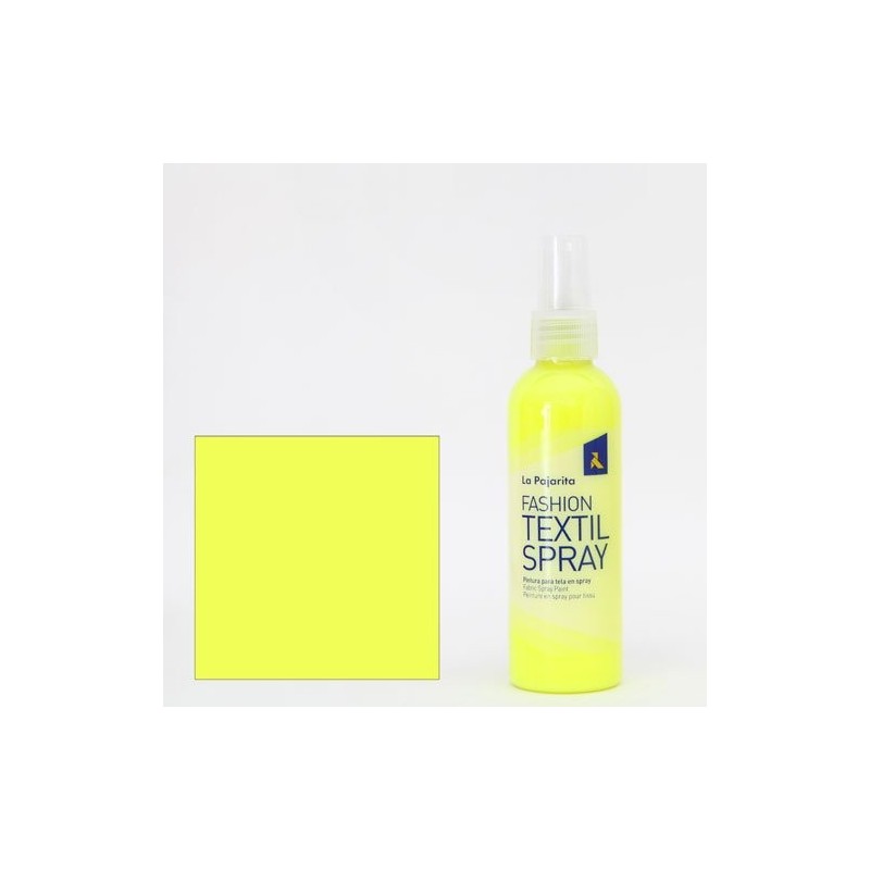 Material Bellas Artes - Pintura - Pintura textil Amarillo Fluo 13 SPRAY (100 ml.), La Pajarita | totenart.com