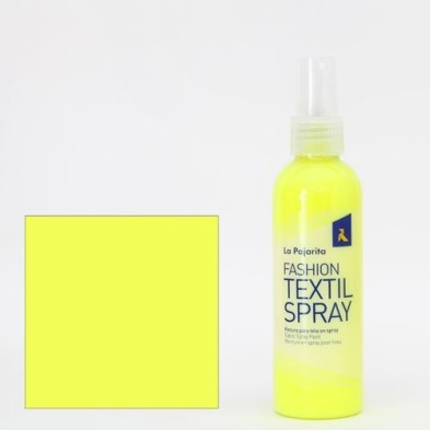 Material Bellas Artes - Pintura - Pintura textil Amarillo Fluo 13 SPRAY (100 ml.), La Pajarita | totenart.com