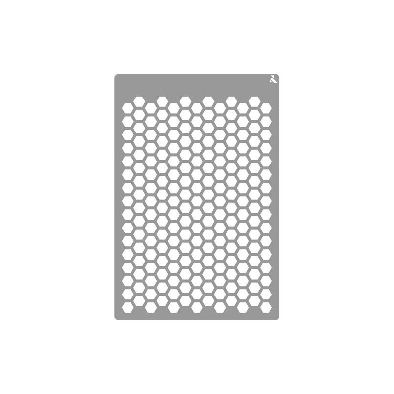 Material Bellas Artes - Pintura - Stencil plantilla 14 Panal 20x30cm. La Pajarita | totenart.com