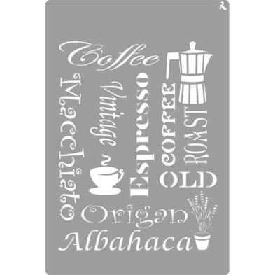 Material Bellas Artes - Pintura - Stencil plantilla 40 Cocina 20x30cm. La Pajarita | totenart.com