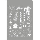 Material Bellas Artes - Pintura - Stencil plantilla 40 Cocina 20x30cm. La Pajarita | totenart.com