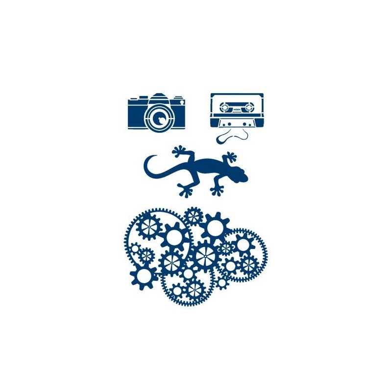 Material Bellas Artes - Pintura - Stencil plantilla 10 Indie 20x30cm. La Pajarita | totenart.com