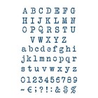 Material Bellas Artes - Pintura - Stencil plantilla 11 Abecedario 20x30cm. La Pajarita | totenart.com