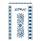 Material Bellas Artes - Pintura - Stencil plantilla 08 Deco 20x30cm. La Pajarita | totenart.com