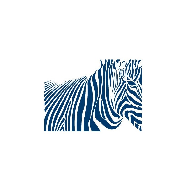 Material Bellas Artes - Pintura - Stencil plantilla 09 Cebra 20x30cm. La Pajarita | totenart.com