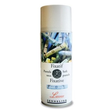 Material Bellas Artes - Pintura - Spray Fijativo Pastel Latour Sennelier 400 ml. | totenart.com