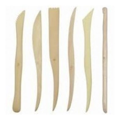 Material Bellas Artes - Pintura - Set 6 palillos de modelar dobles, 15 cm. | totenart.com