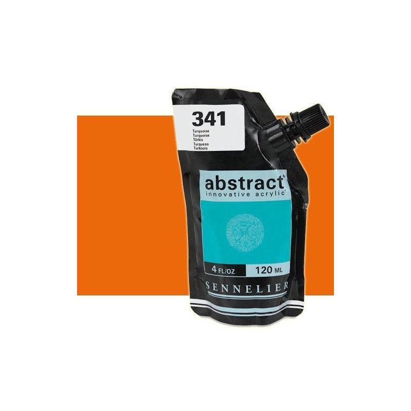 Material Bellas Artes - Pintura - Acrilico Sennelier Abstract Rojo Cadmio Anaranjado Tono 615, 120 ml. | totenart.com