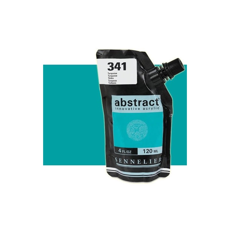 Material Bellas Artes - Pintura - Acrilico Sennelier Abstract Turquesa 341, 120 ml. | totenart.com