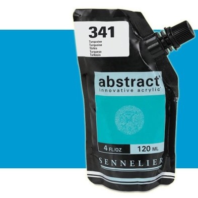 Material Bellas Artes - Pintura - Acrilico Sennelier Abstract Azul Celeste 320, 120 ml. | totenart.com