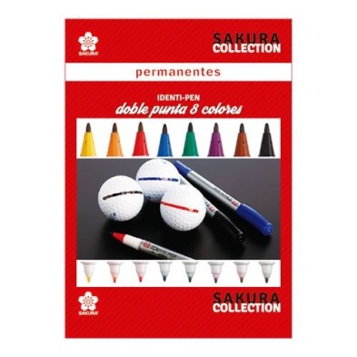 Material Bellas Artes – pintura-y-dibujo - Set 8 rotuladores colores Identi Pen Sakura | totenart.com