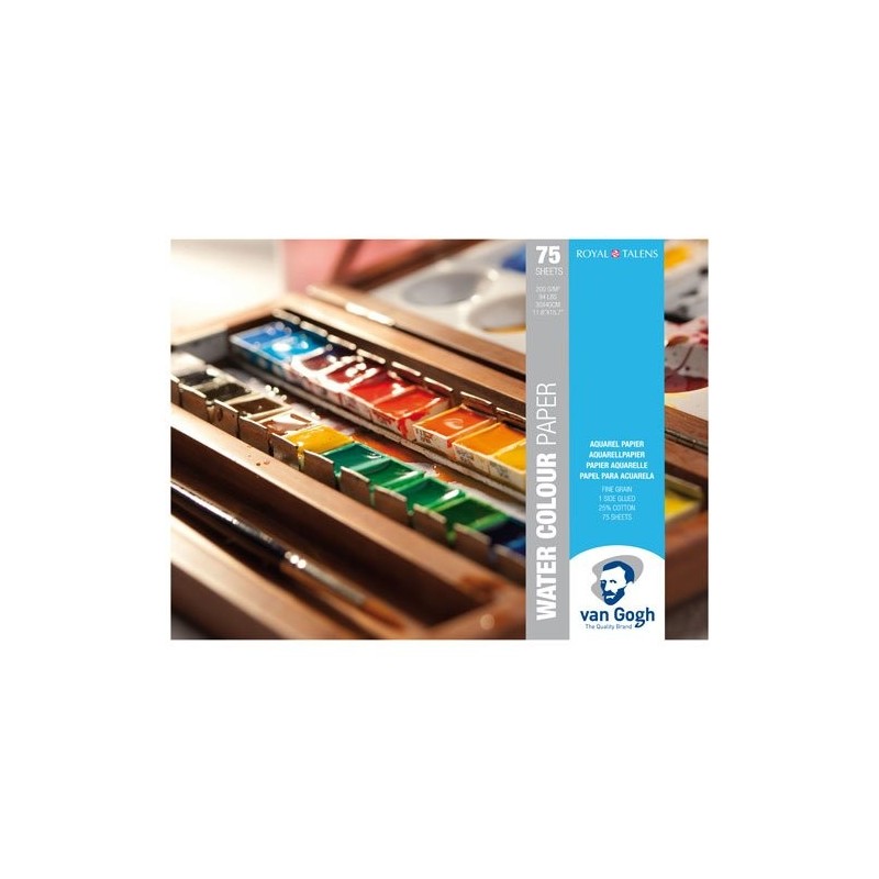 Material Bellas Artes – pintura-y-dibujo - Bloc Acuarela Van Gogh 200 gr, 30x40, 75 hojas | totenart.com