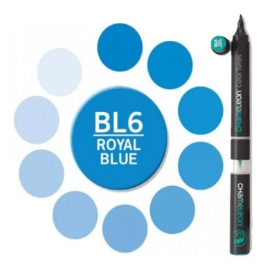 Material Bellas Artes - Pintura - Rotulador Chameleon Azul Royal Blue BL6 | totenart.com