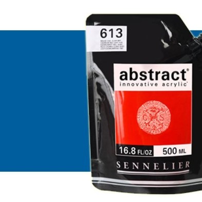 Material Bellas Artes - Pintura - Acrilico Sennelier Abstract Azul Primario 385, 500 ml. | totenart.com