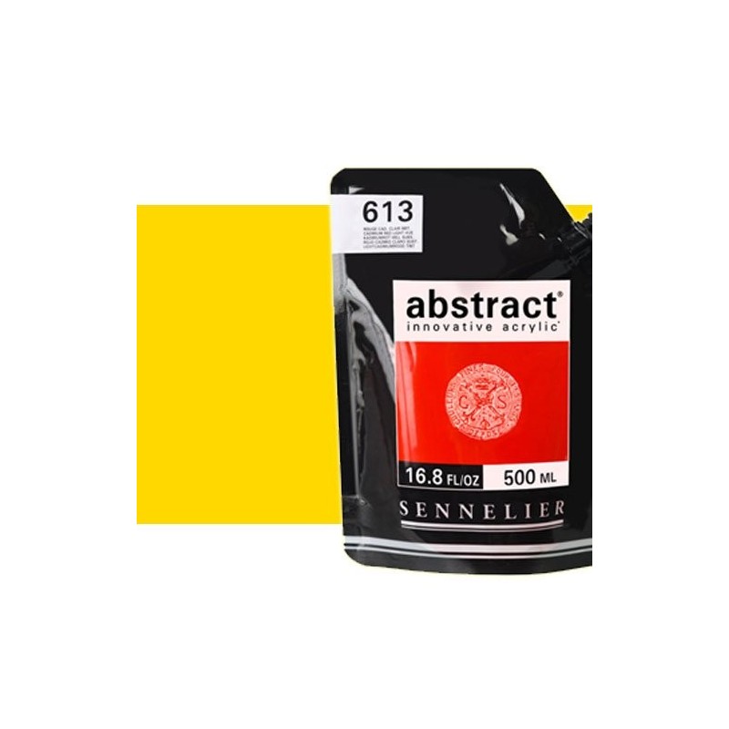 Material Bellas Artes - Pintura - Acrilico Sennelier Abstract Amarillo Primario 574, 500 ml. | totenart.com