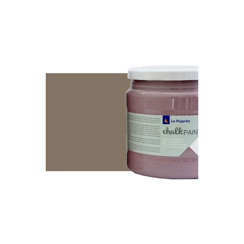 Material Bellas Artes - Pintura - Pintura tiza Marrón Glacé La Pajarita (500ml.) | totenart.com