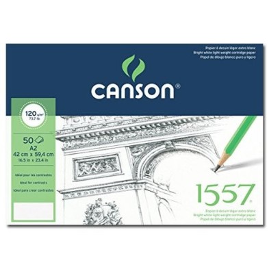 Material Bellas Artes – pintura-y-dibujo - 1557 Croquis Canson (Block), 50h., 120 gr., 42x59.4 cm. | totenart.com