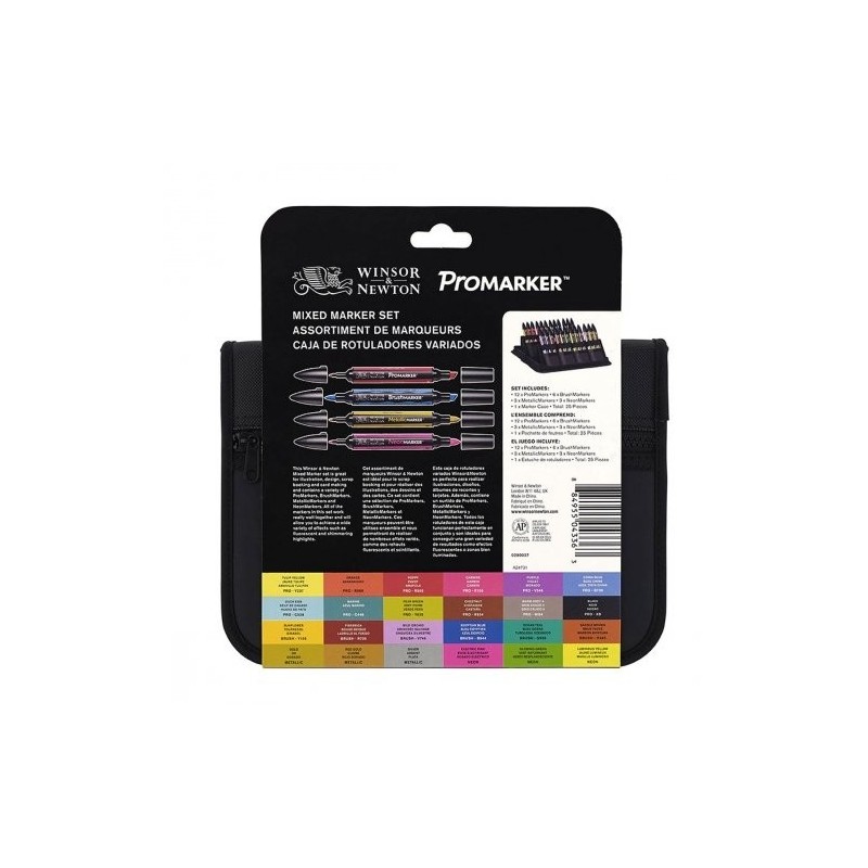 Material Bellas Artes - Pintura - Rotulador Promarker Winsor & Newton , set 24 uds. - VARIADO - | totenart.com