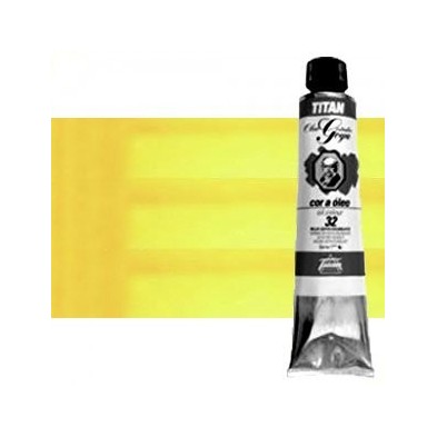 Material Bellas Artes - Pintura - Óleo Titan Goya n. 26 color amarillo Goya limón, 200 ml. | totenart.com