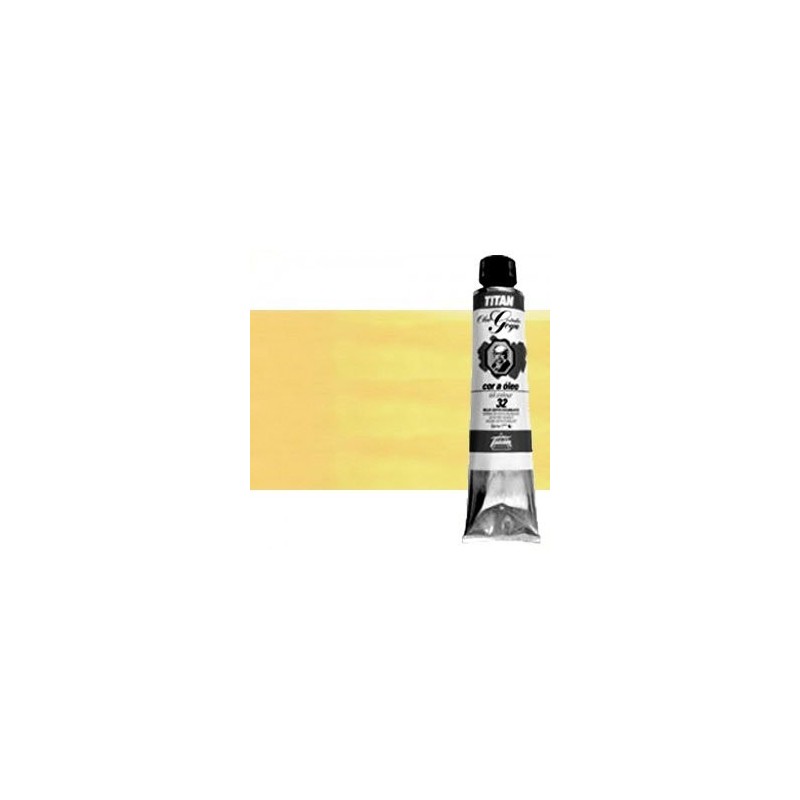 Material Bellas Artes - Pintura - Óleo Titan Goya n. 8 color amarillo Nápoles, 200 ml. | totenart.com
