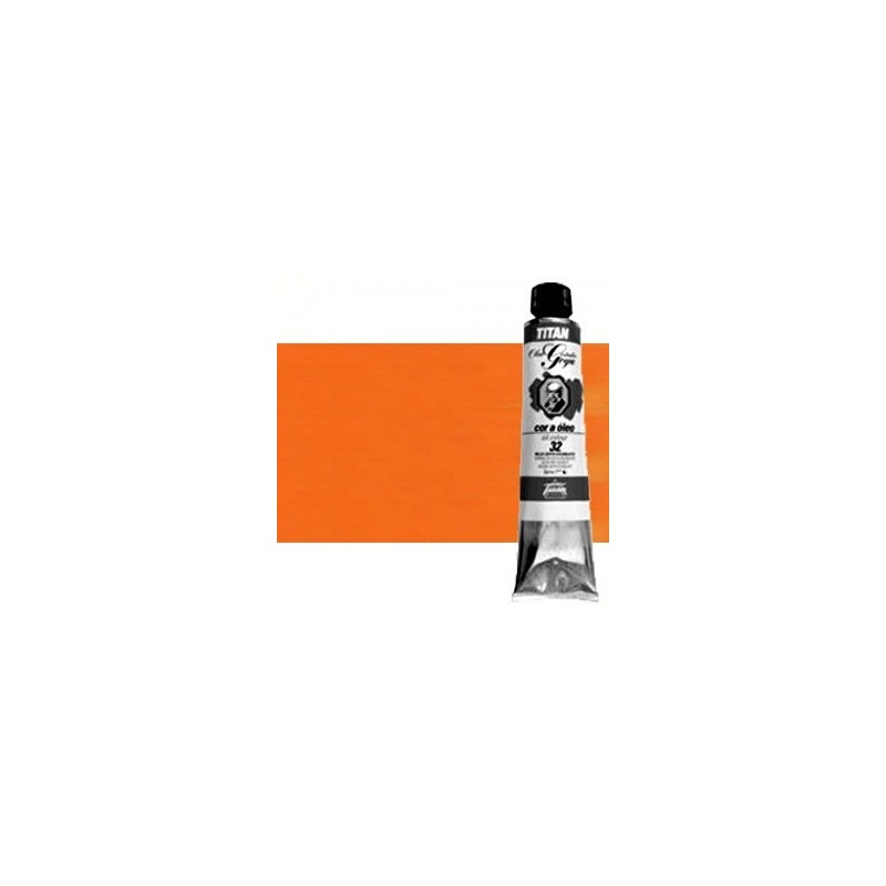Material Bellas Artes - Pintura - Óleo Titan Goya n. 30 color amarillo Goya naranja, 200 ml. | totenart.com