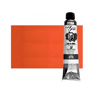 Material Bellas Artes - Pintura - Óleo Titan Goya n. 32 color rojo Goya escarlata , 200 ml. | totenart.com