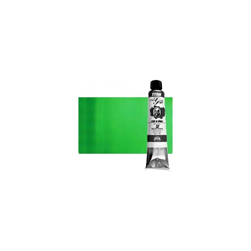 Material Bellas Artes - Pintura - Óleo Titan Goya n. 66 color verde Goya claro, 200 ml. | totenart.com
