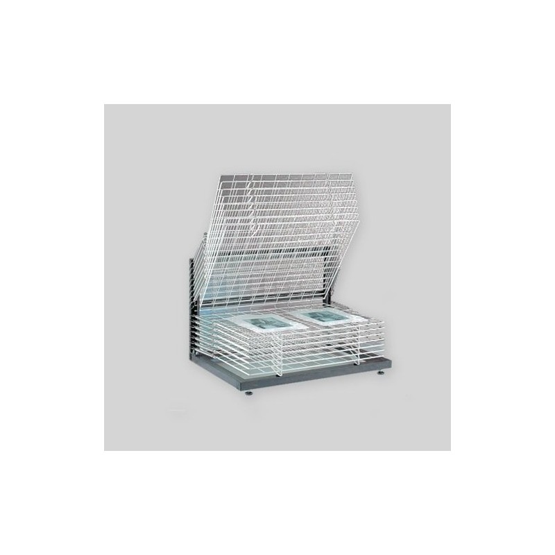 \nMaterial Bellas Artes - Maquinaria - Rack de secado, 50x70, 15 bandejas. (Mod. D) | totenart.com